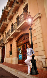 高清图：景甜出游法国巴黎 东方公主征服浪漫之都