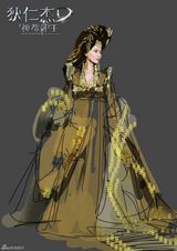 组图：《狄仁杰之神都龙王》曝手绘造型设计图