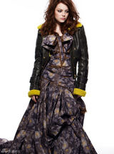 高清组图：艾玛-斯通登杂志封面演绎潮流装扮