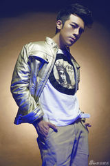 组图：黄智博炫酷写真 玩转金属风