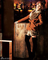 组图：日本人气混血模特藤井莉娜性感服饰写真