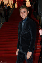 组图：吴镇宇时尚盛典帅气 钟丽缇绿裙秀性感