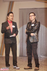 组图：刘伟强了解黄晓明脚伤 不信艺人朋友吸毒