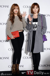 组图：T-ara郑柔美林时完等亮相时尚活动