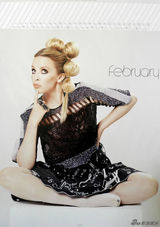 组图：凯莉-米洛最新年历曝光 天后展百变魅力