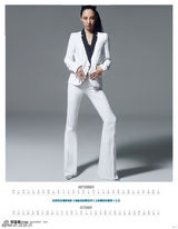 组图：白百何2014年历曝光 都市小妞时尚摩登