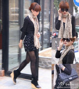 组图：明星爱街拍第二期 秋冬不可缺少各式围巾