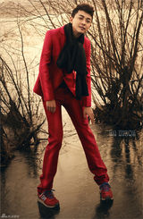 组图：李佳航冰上大片魅力上演美男诱惑