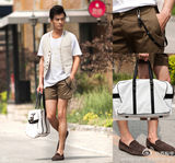 明星爱街拍：白色裸色连衣裙VS男士夏日休闲装