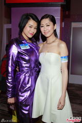 组图：《冲上云霄2》发布会 胡杏儿帅气亮相