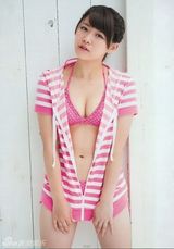 组图：AKB48成员山内铃兰运动写真展青春活力