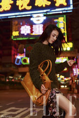 组图：高圆圆登《ELLE》演绎初冬都市风