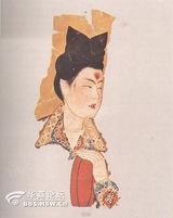 组图：女孩模仿唐朝仕女妆网络爆红