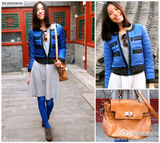 组图：明星爱街拍第8期男士大衣VS女士夹克棉服