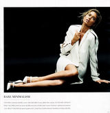 高清组图：超模杜晨-科洛斯登杂志封面中性风