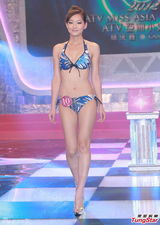 组图：候选亚姐泳装亮相 扬言日后拍戏不露点