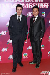 组图：无线46周年台庆亮灯 小生花旦齐出动