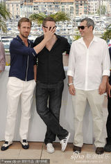 高清图：《亡命驾驶》发布会 高斯林潮范“睡衣”