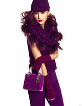 高清图：张歆艺时尚红裙贺新春 奢华甜美别样开年