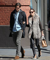 高清组图：纽约名媛奥利维亚-巴勒莫和男友现身