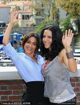 高清组图：《米拉尔》亮相 导演朱利安携妻子亮相