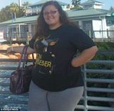 组图：美国胖女孩为比伯减肥110斤 变性感辣妹