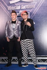 组图：陈柏霖新片《变身》首映 郭雪芙迟到致歉