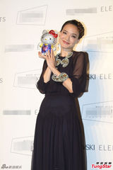 组图：舒淇黑色长裙亮相 微笑甜美气质优雅