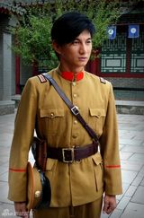 组图：四爷吴奇隆穿越演《扇娘》变身日本型男