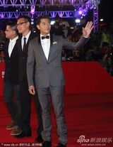 组图：《寒战》郭富城、梁家辉携手亮相釜山