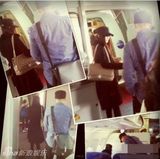 组图：刘恺威携杨幂恩爱赴港 疑似返家见家长