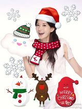 组图：众星欢乐庆圣诞 Angela可爱林志玲性感