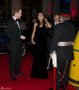 组图：威廉夫妇亮相英雄之夜贝克汉姆携儿子助阵