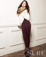 组图：韩星金允慧时尚写真清秀娇媚可人