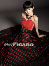 组图：景甜登《费加罗》封面 短发爽朗利落