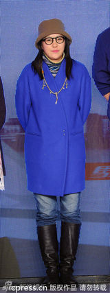 组图：郝蕾亮相发布会身材圆润 疑似男友身份遭曝光