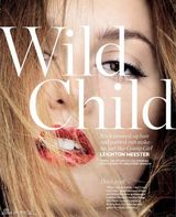 高清组图：莉顿-梅斯特杂志写真裸背别样性感