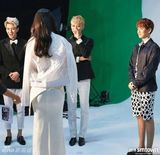 组图：汤唯与EXO三子拍写真 女神迷倒小鲜肉