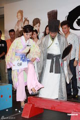 组图：林峰杨怡马国明陈敏之助阵《回到三国》宣传