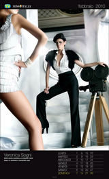 幻灯图：意大利小姐年历曝光 众模特美艳如女神