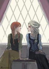 组图：各国粉丝神COS冰雪奇缘 YY姐妹百合情