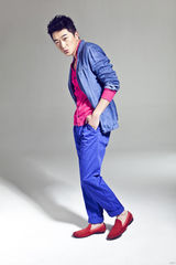 组图：邵峰早春时尚大片演绎嬉皮绅士