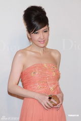 组图：赵薇深V闪片长裙亮相 张曼玉红色套装夺目