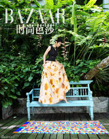 组图：蒋雯丽海岛风情写真 暖阳美景闲适自然