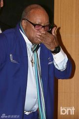 组图：黑人音乐家昆西-琼斯举行韩国记者见面会