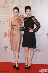 组图：刘嘉玲进军香港餐饮业 圈中友人前来捧场