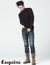 高清组图：韩星朱智勋拍写真变身摩登时尚男