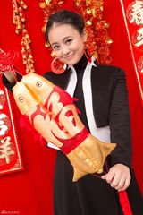 高清图：好声音学员齐贺新春合家欢