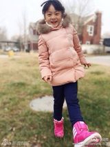 组图：田亮晒Cindy萌照 笑称风一样的女子