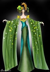 幻灯图：刘晓庆紧张排练《阿房宫赋》 服装首次曝光